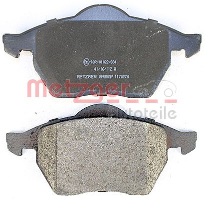 METZGER 1170278 Bremsbelagsatz, Scheibenbremse